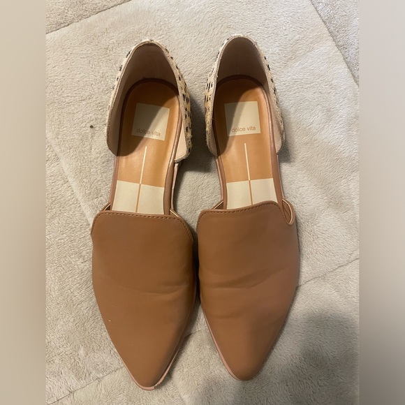 Dolce Vita calf hair leopard shoes size 8.5M - Picture 2 of 5